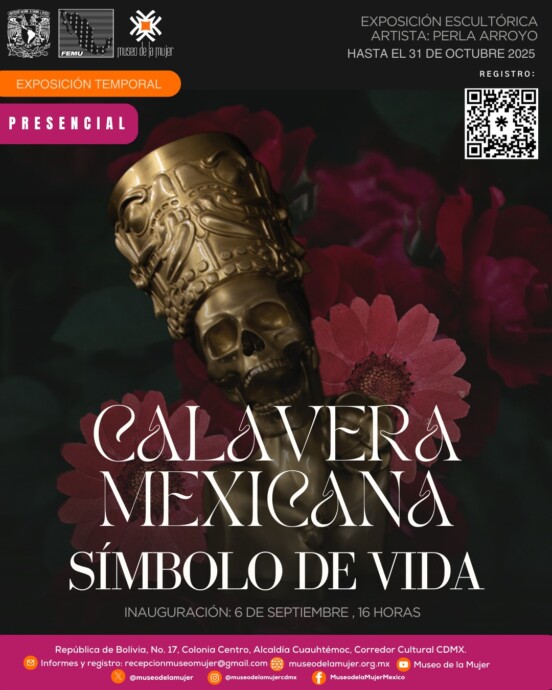 Arroyo. Calavera Mexicana. Museo de la Mujer. Centroo Histórico. CDMX